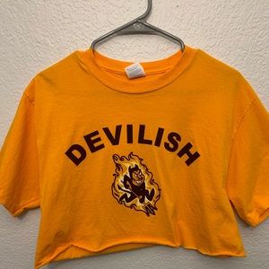 ASU devilish croptop